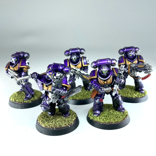 Primaris Intercessors Squad Space Marines - Painted - GW Warhammer 40K C4708