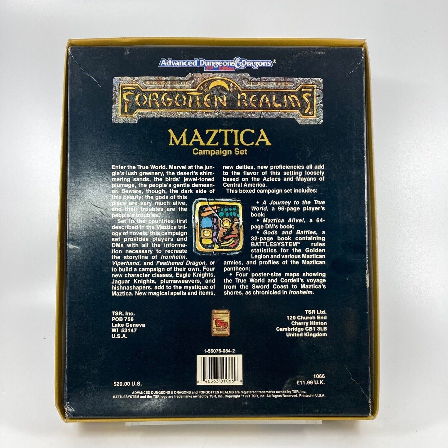 Maztica Campaign Set (Advanced Dungeons and Dragons) - Unsure if Complete W189