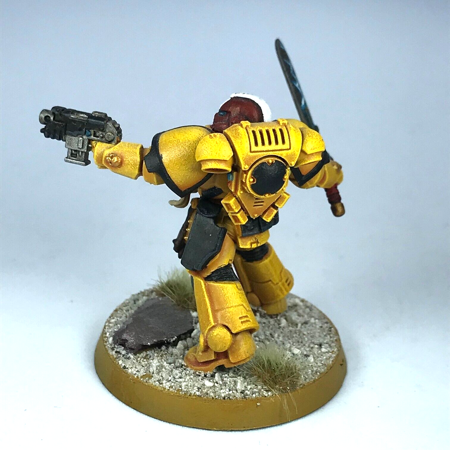 Imperial Fist Primaris Space Marines Captain - Painted - Warhammer 40K X8909