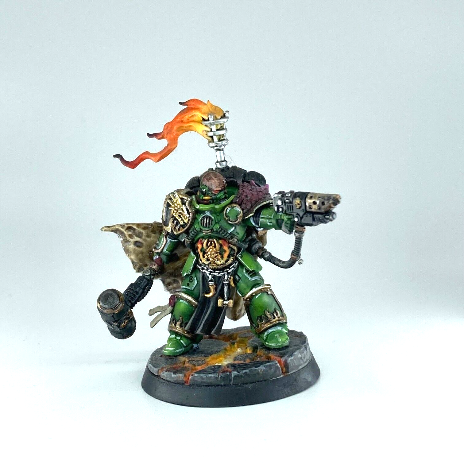 Adrax Agatone Salamanders Space Marines - Painted - GW Warhammer 40K C