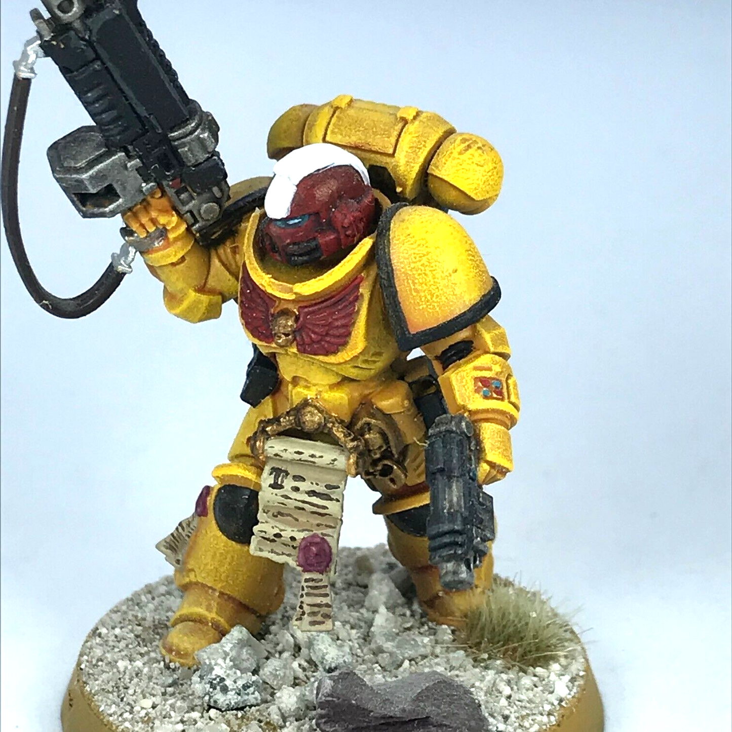 Imperial Fist Primaris Space Marines Lieutenant - Painted - Warhammer 40K X265