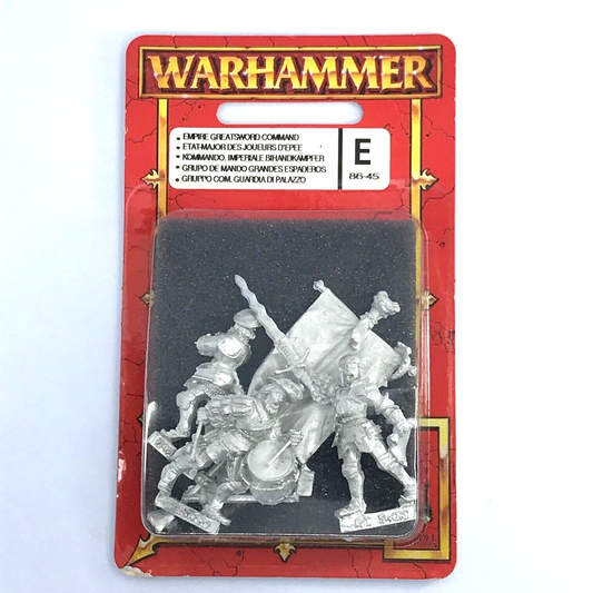 The Empire Greatsword Command Freepeople Blister - Warhammer Fantasy BOX209