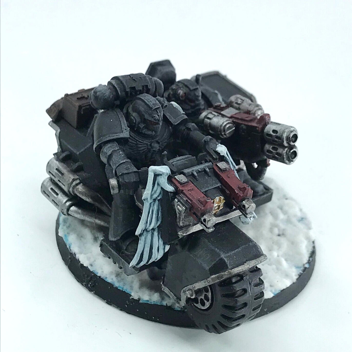 Dark Angels Ravenwing Attack Bike - Warhammer 40K Painted Games Workshop C3172