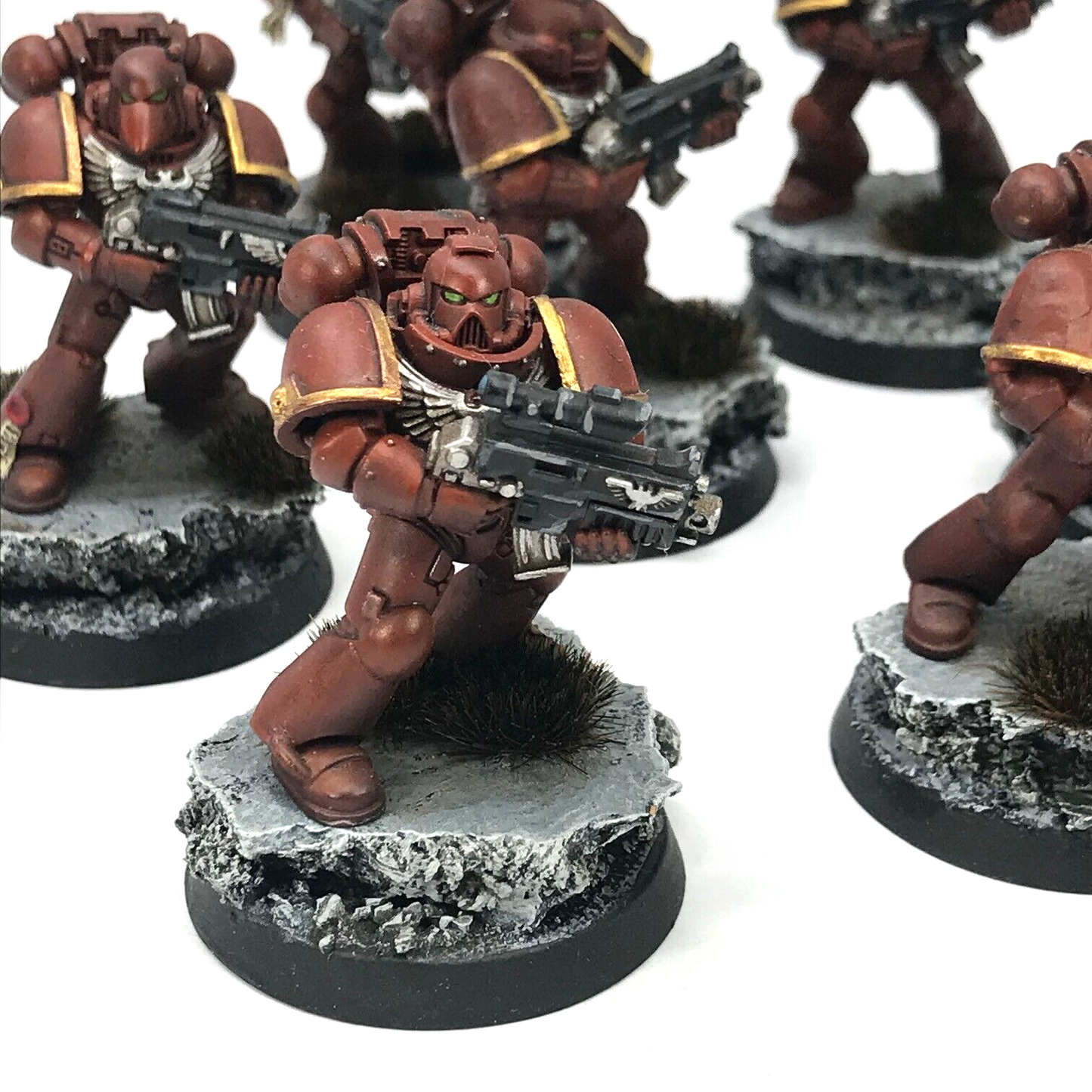 Blood Angel Space Marines Tactical Squad - Painted - Warhammer 40K C2538