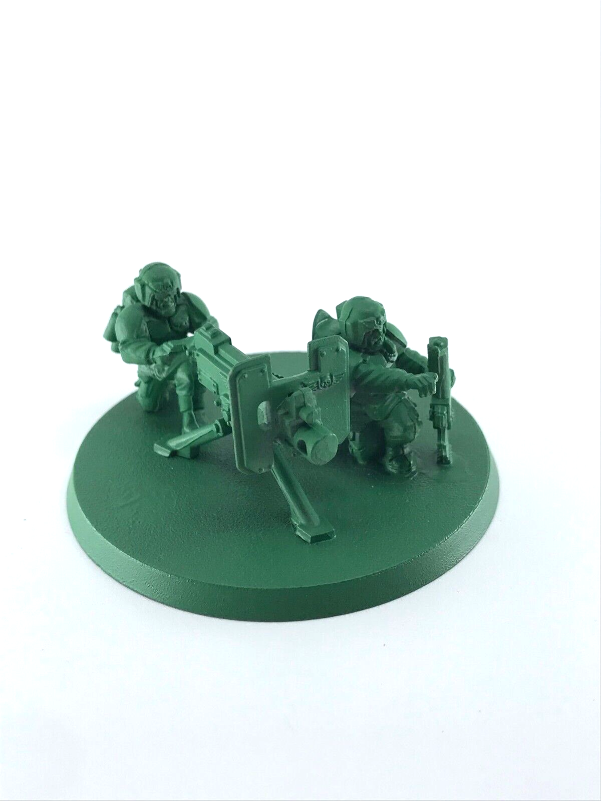 Cadian Heavy Bolter Team Imperial Guard - Painted - Warhammer 40K C1171