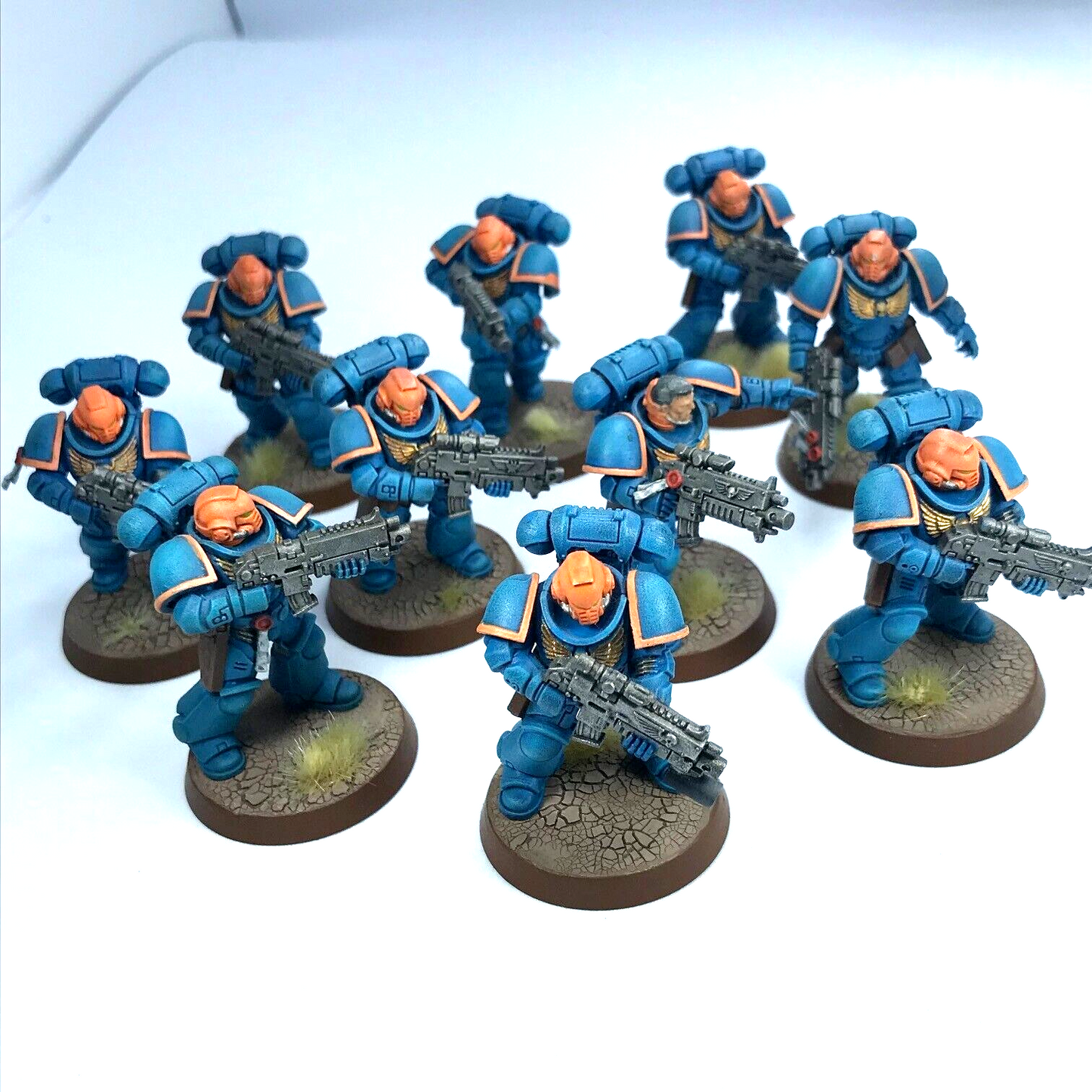 Space Marine Primaris Intercessors Squad - Painted - Warhammer 40K C2214