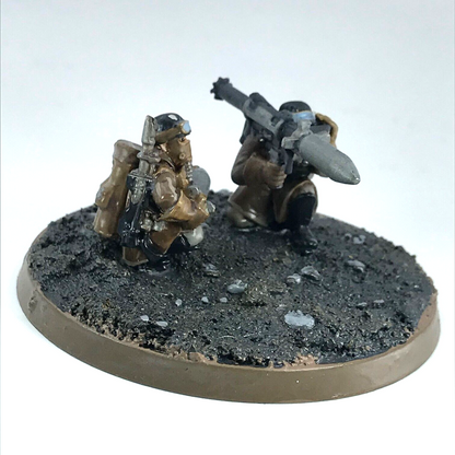 Steel Legion Rocket Launcher Team Imperial Guard - Warhammer 40K Painted C1768