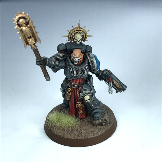 Space Marine Primaris Chaplain - Painted - Warhammer 40K C3330