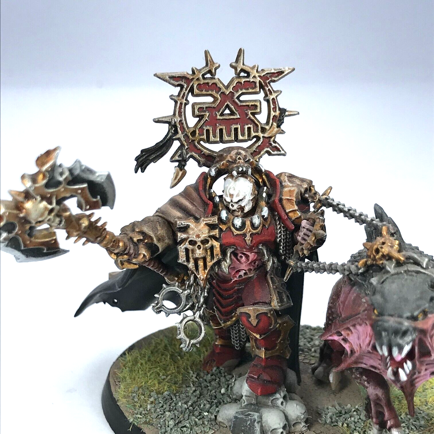 Mighty Lord of Khorne Chaos - Painted - Warhammer Age of Sigmar C3558