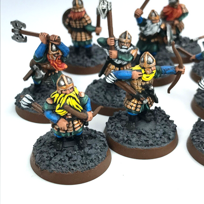 Dwarf Warriors LOTR - Painted - Warhammer / Lord of the Rings C3263