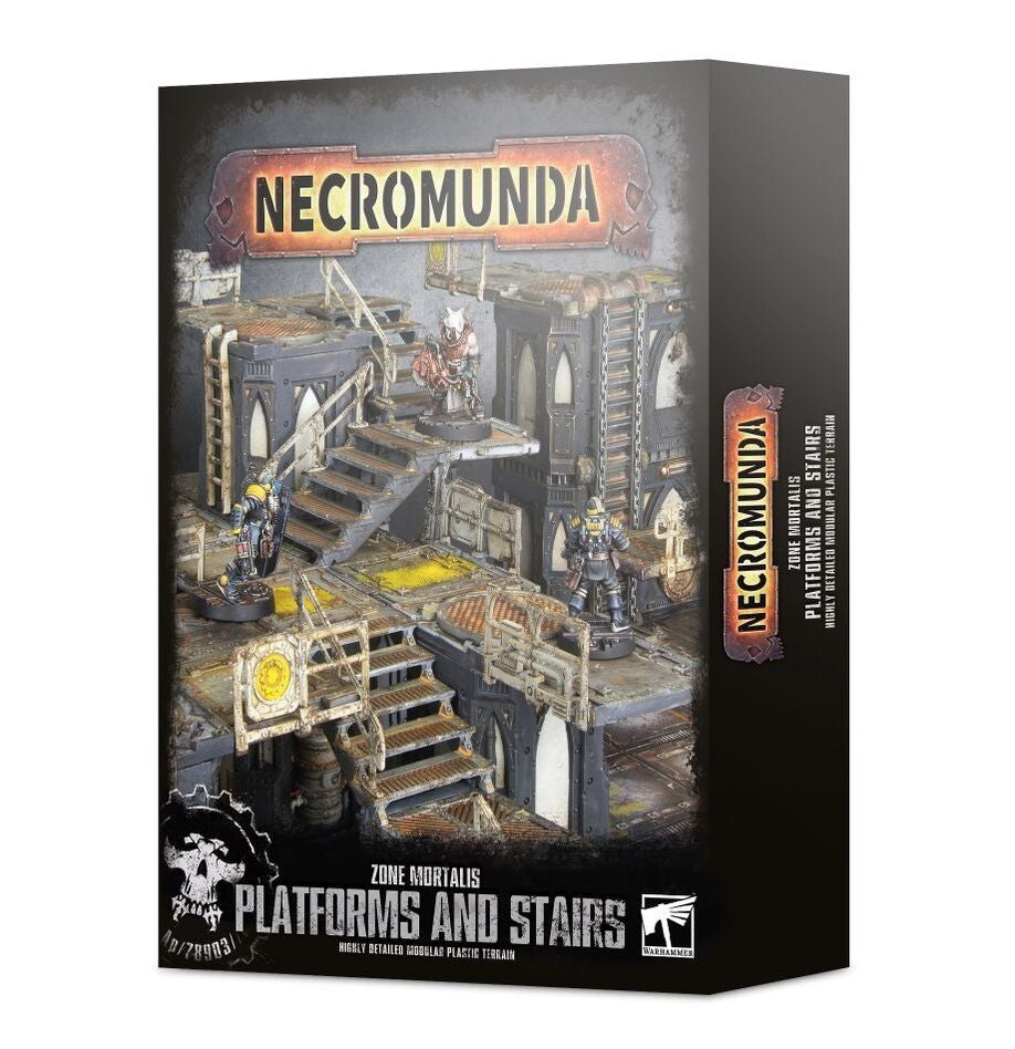 Platforms & Stairs - Zone Mortalis Terrain - Brand New - Necromunda Warhammer GW