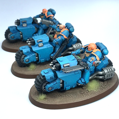 Space Marine Primaris Outriders - Painted - Warhammer 40K C223