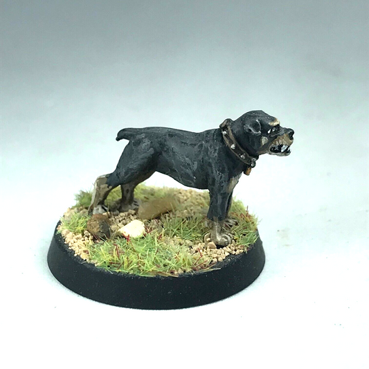 Metal Hobbit Farmer Maggott Dog - Painted - Warhammer / Lord of the Rings X1723