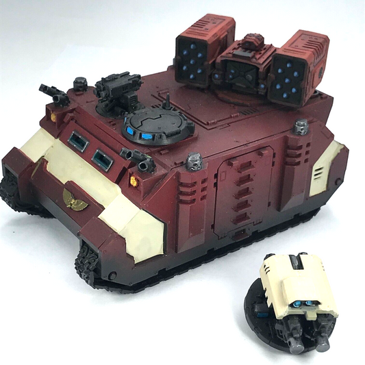 Blood Angel Rhino Razorback Space Marines - Painted - Warhammer 40K C445