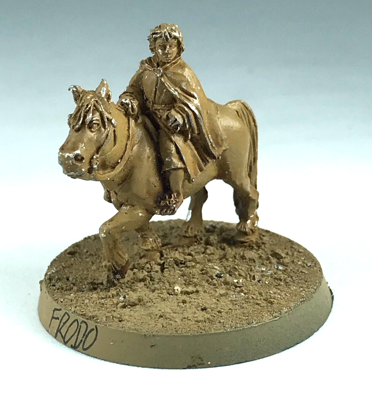 Metal Frodo Mounted on Pony - LOTR / Warhammer / Lord of the Rings X2999