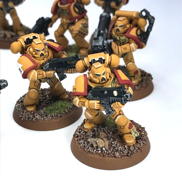 Imperial Fists Tactical Squad Space Marines - Warhammer 40K Painted C4755