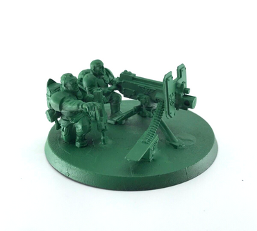 Cadian Heavy Bolter Team Imperial Guard - Painted - Warhammer 40K C3799