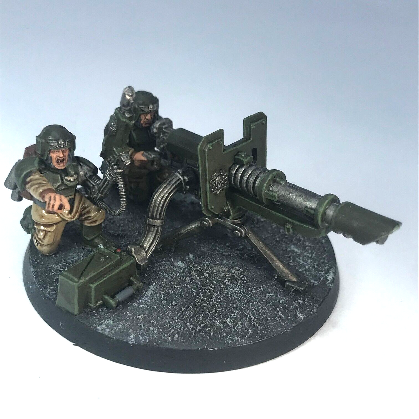 Imperial Guard Cadian Lascannon Astra Militarum - Painted - Warhammer 40K C3966