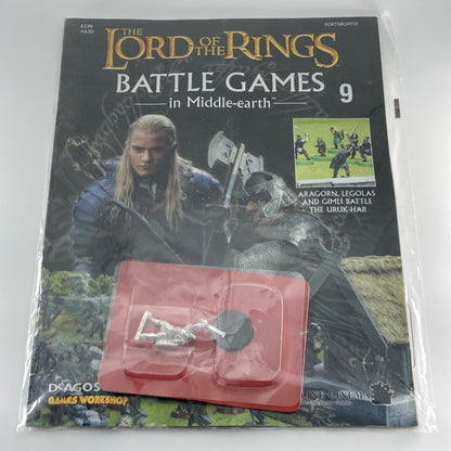 LOTR Magazine 9 - Metal Uruk-Hai Captain - LOTR Warhammer Lord of the Rings M808