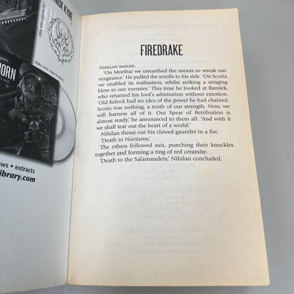 Firedrake - Nick Kyme 2010 Paperback - Black Library Warhammer 40K M824