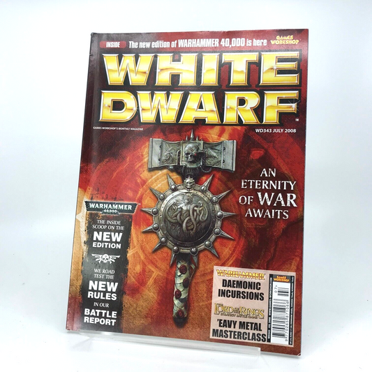 White Dwarf 343 Magazine Games Workshop Warhammer Fantasy 40,000 40K M473