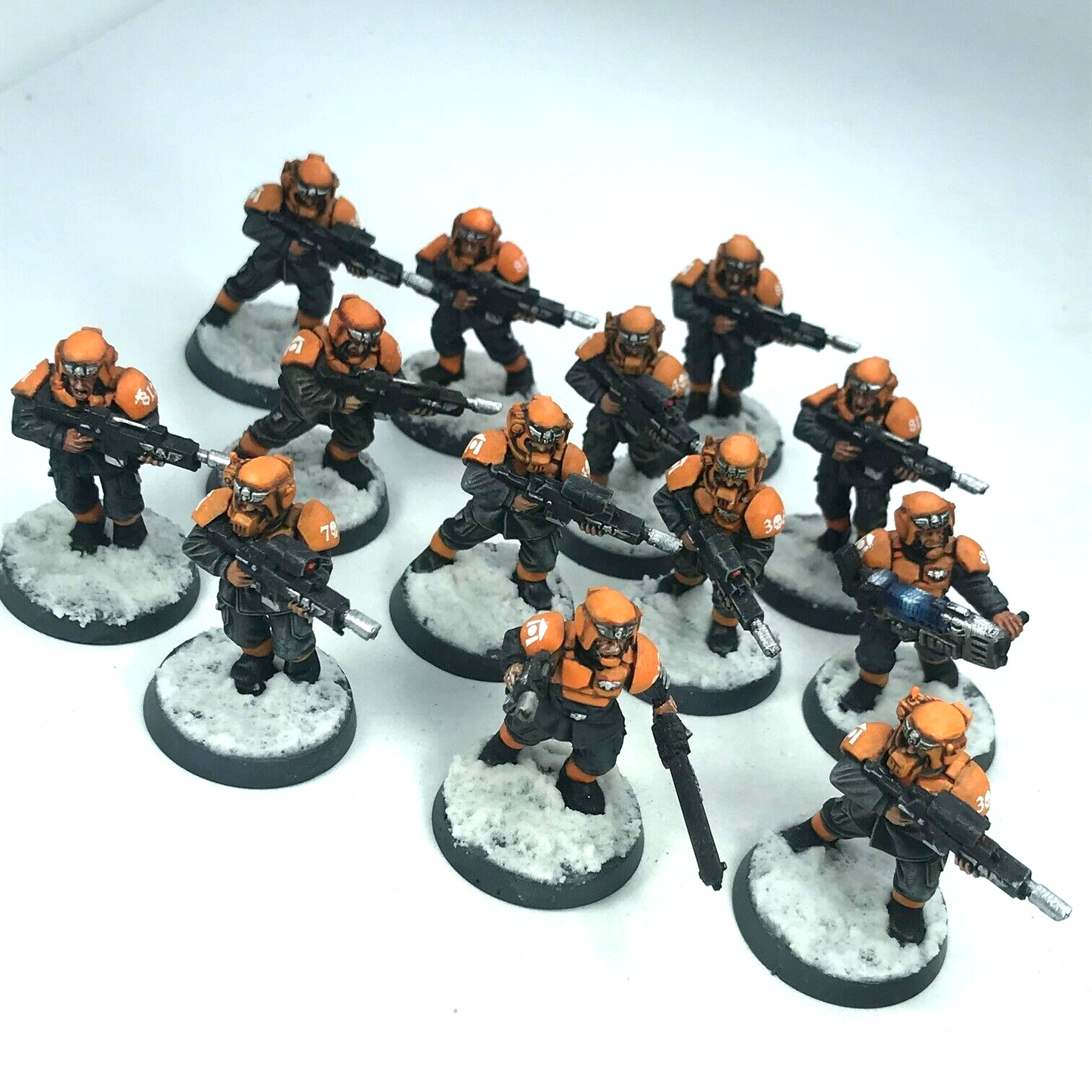 Cadian Guardsmen Squad Imperial Guard - Painted - Warhammer 40K C1326