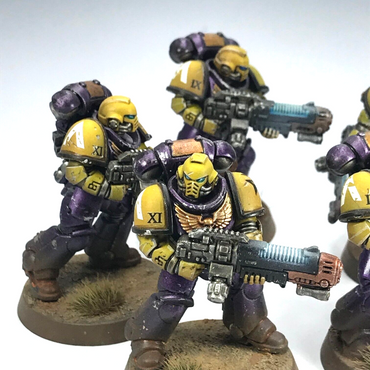 Space Marine Primaris Hellblasters - Painted - Warhammer 40K C2683