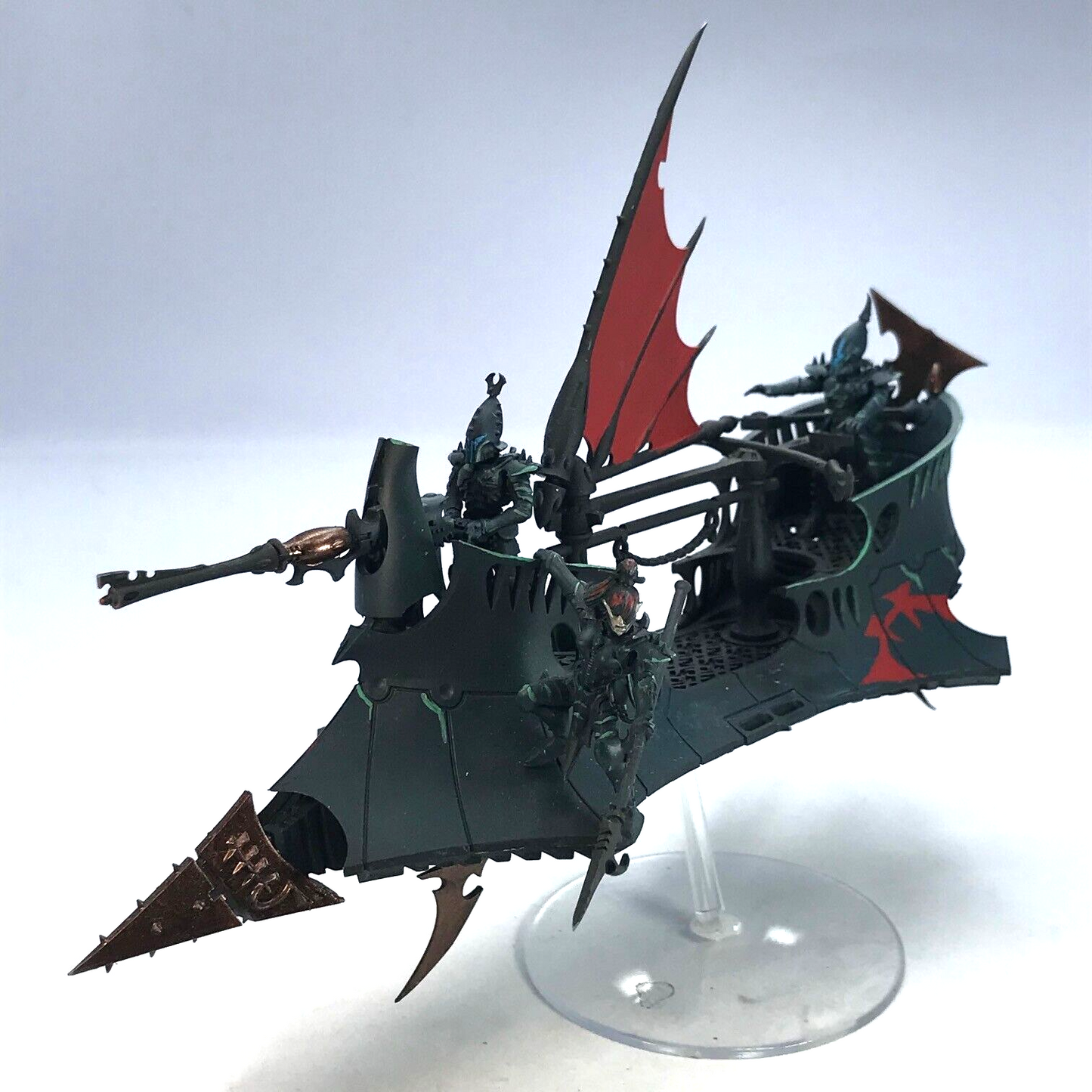 Drukhari Dark Eldar Ravager - Painted - Warhammer 40K BOX35