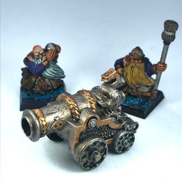 Classic Dwarf Cannon Artillery - Painted - Warhammer Fantasy