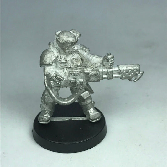 Metal Imperial Guard Kasrkin Stormtrooper Flamethrower - Warhammer 40K X9457