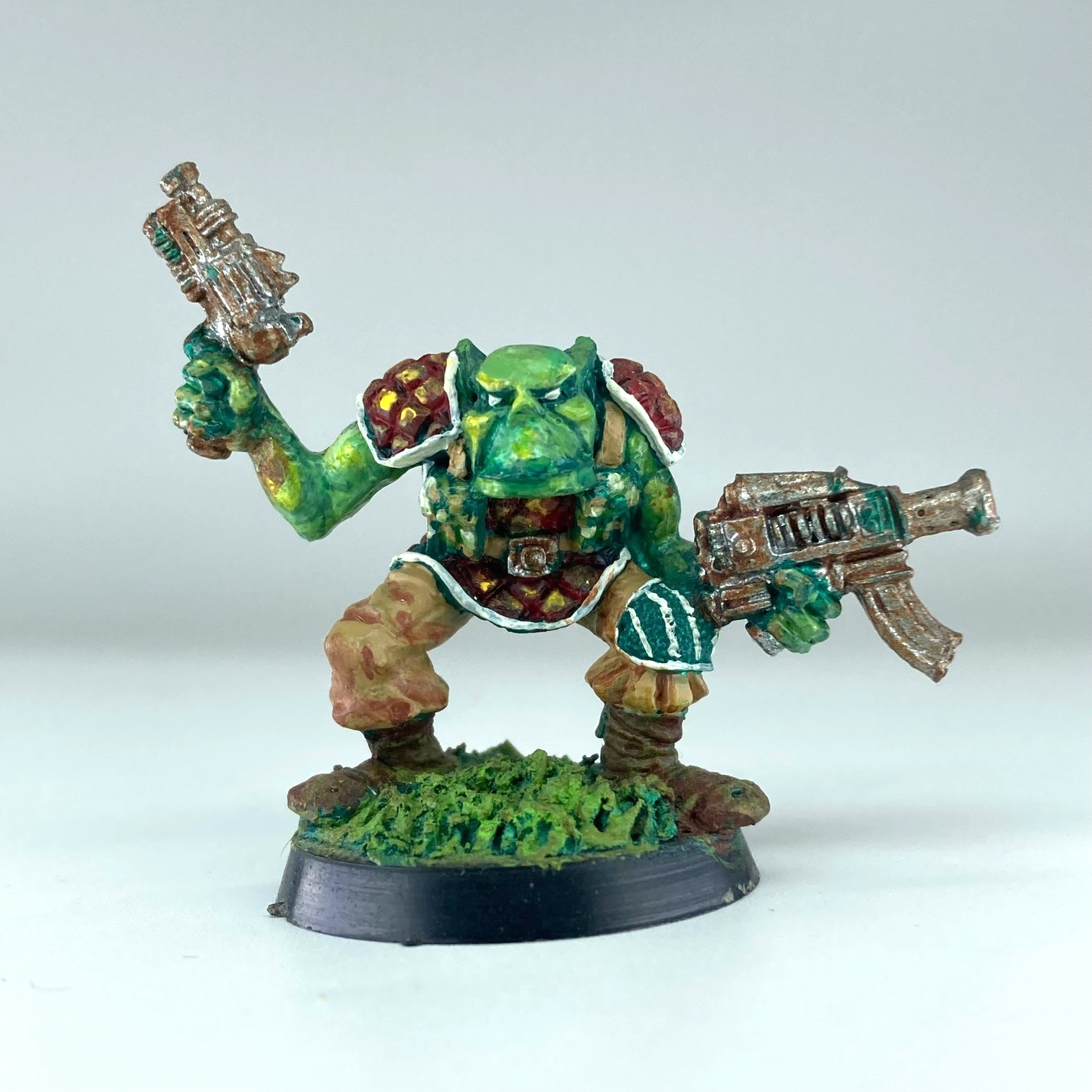 Ork trooper - rogue trader space orks 1988 - painted warhammer 40k metal x17189
