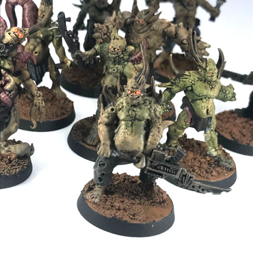 Death Guard Poxwalkers Chaos Space Marines - Painted - Warhammer 40K C698