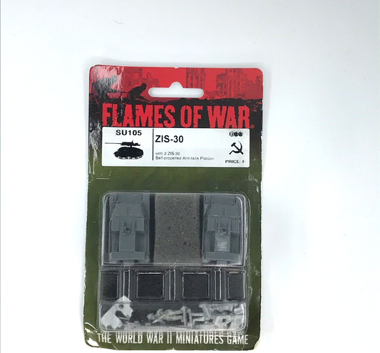 WW2 Soviet ZIS-30 Self Propelled Anti Tank Sealed Blister - Flames of War C1175