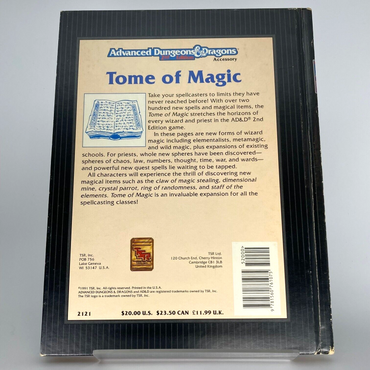 Tome of Magic 2nd Edition - AD&D Dungeons and Dragons M920