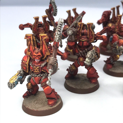 Khorne Berzerkers Chaos Space Marines - Painted - Warhammer 40K C2862