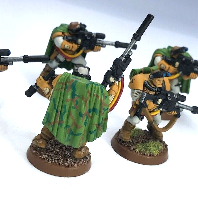 Imperial Fists Sniper Scout Squad Space Marines - Warhammer 40K Painted C4769