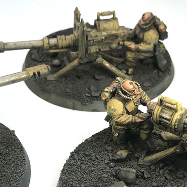 Converted Guardsmen Heavy Weapons Imperial Guard - Painted - Warhammer 40K C907