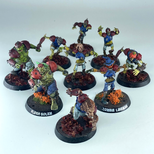 Necromantic Horror Team - Painted - Blood Bowl Warhammer Games Workshop C6208