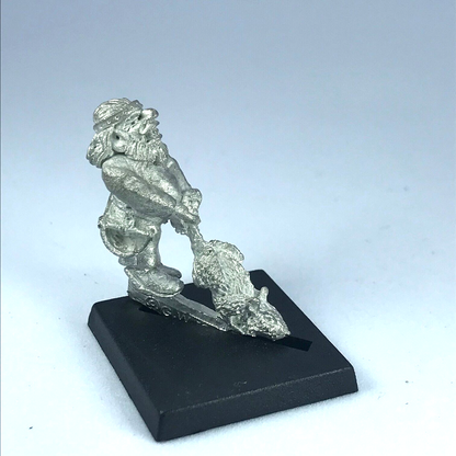 Dwarf Villager Rat Catcher Dated 1985 - Citadel Warhammer Fantasy X3961