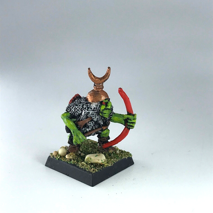 Goblin Armoured Archer Orcs & Goblins - Citadel Warhammer Classic Metal X3678