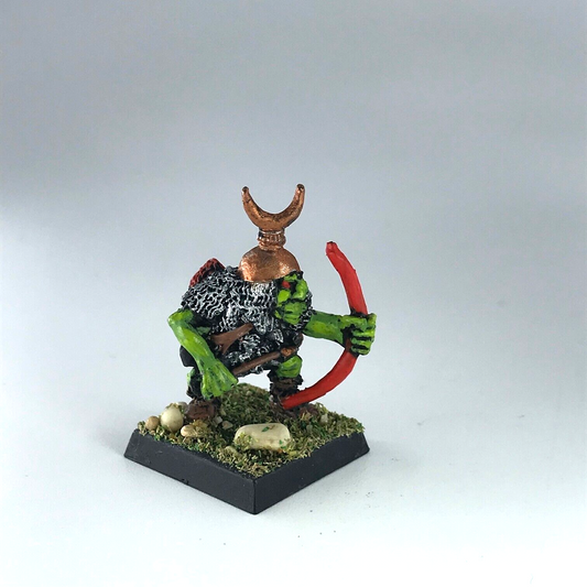 Goblin Armoured Archer Orcs & Goblins - Citadel Warhammer Classic Metal X3678