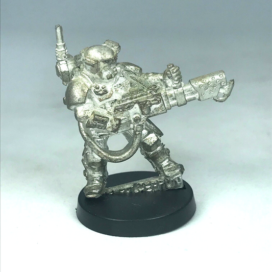 Metal Kasrkin Stormtrooper Flamethrower Imperial Guard - Warhammer 40K X1107