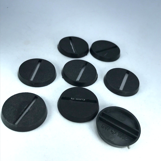 Original Games Workshop 25mm Round Bases Dated 1992 - Warhammer 40K X4729