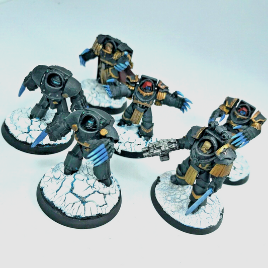 Night Lord Chaos Space Marine Terminators - Painted - Warhammer 40K C2465