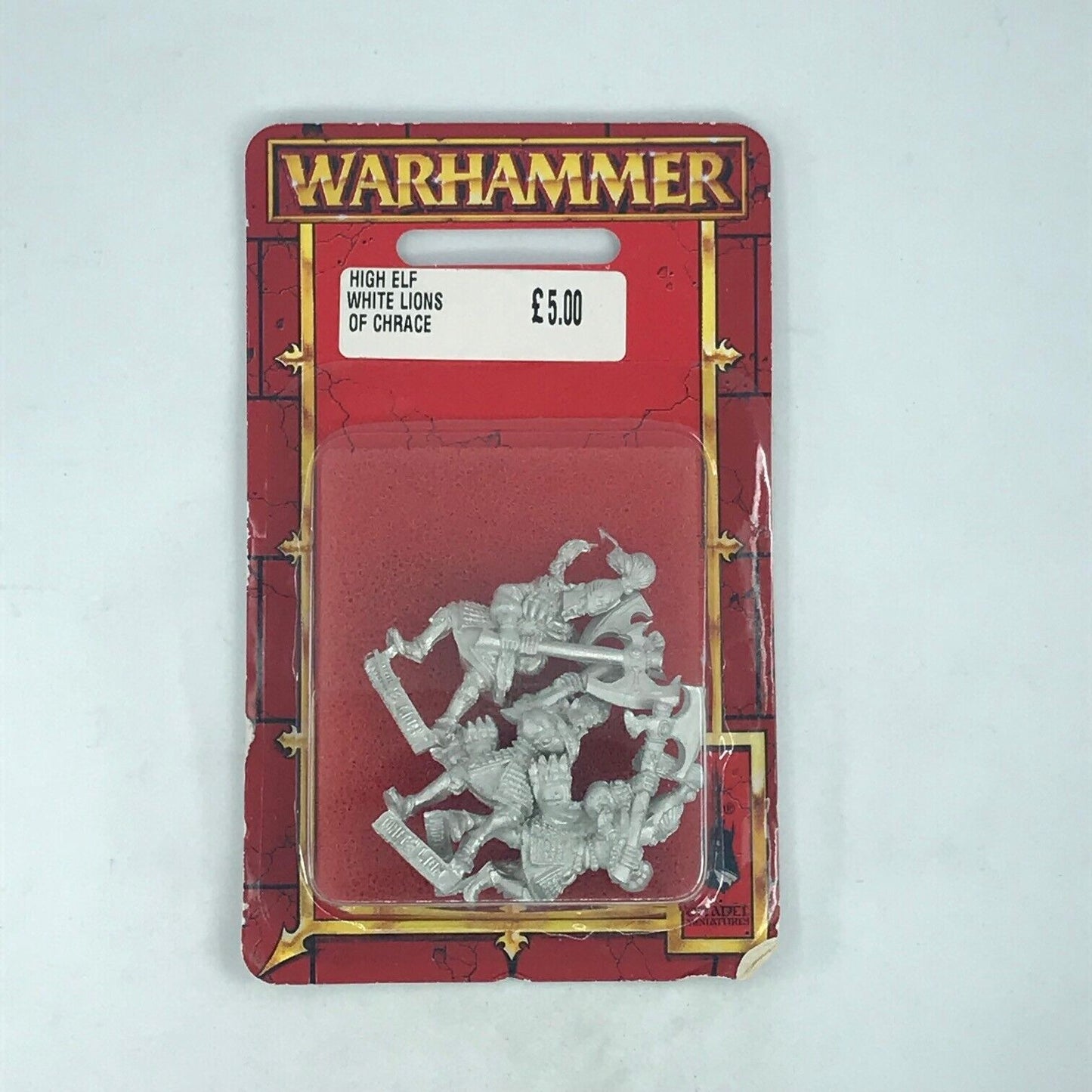 Metal White Lions of Chrace High Elf Elves Blister - Warhammer Fantasy C2059