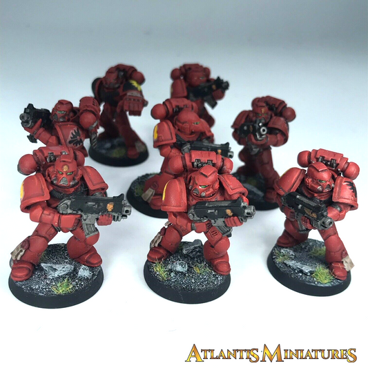 Blood Angel Squad Space Marines - Painted - Warhammer 40K C803