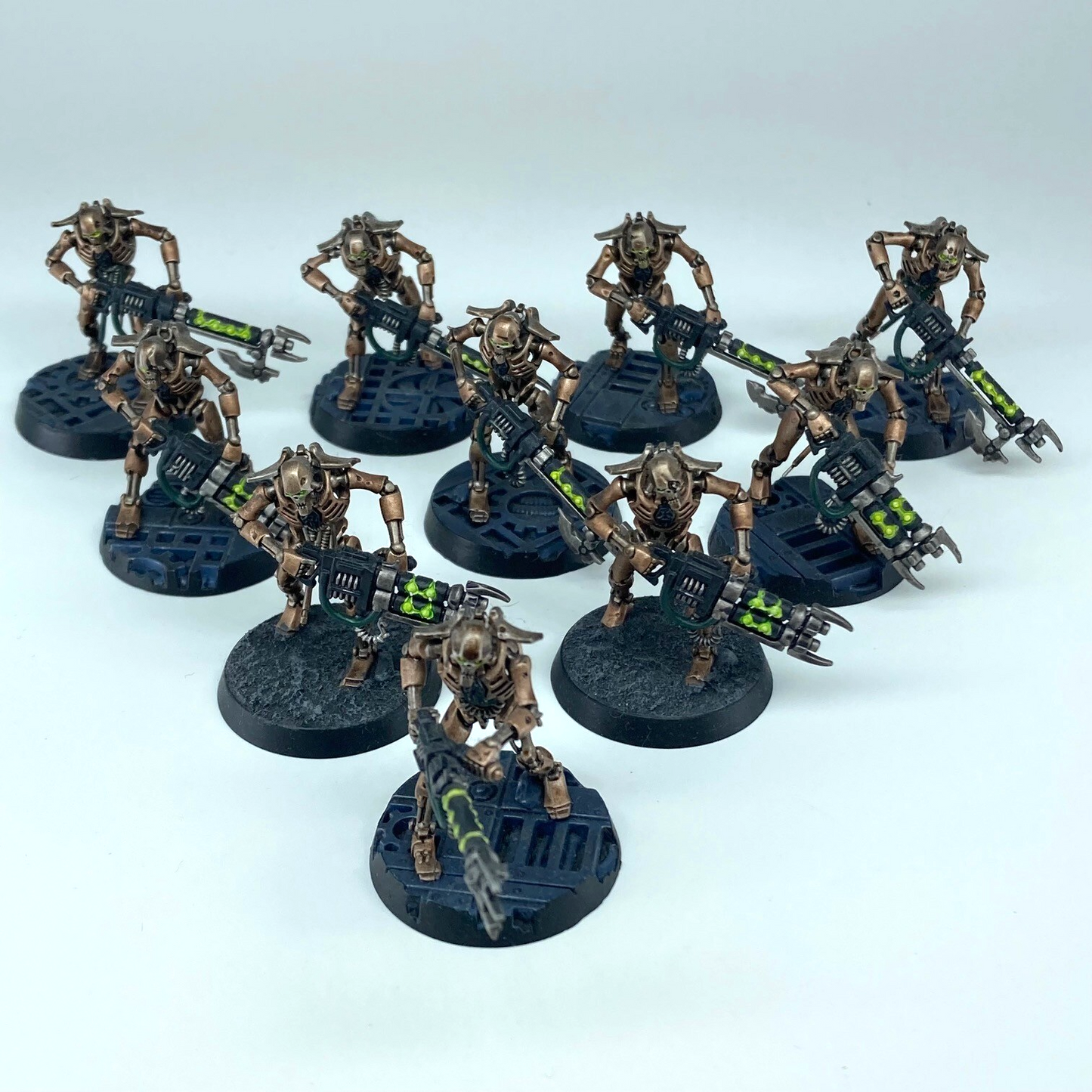 Necron Warriors Squadron - Necrons - Painted Warhammer 40K Games Workshop C5028