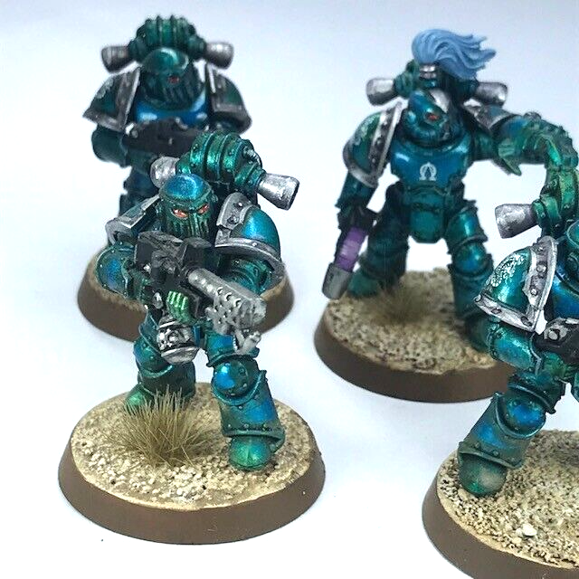 Alpha Legion Tactical Marine Squad Horus Heresy - Painted - Warhammer 30K C3975