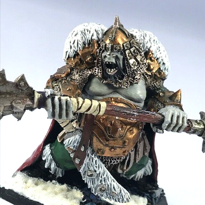 Classic Metal Ogor Mawtribes Tyrant Custom Cloak - Painted - Warhammer Fantasy