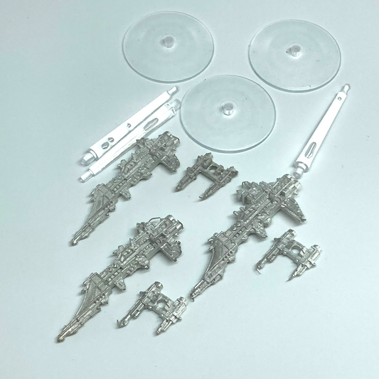 Imperial Firestorm Class Frigates - Battlefleet Gothic Warhammer GW Metal X10636